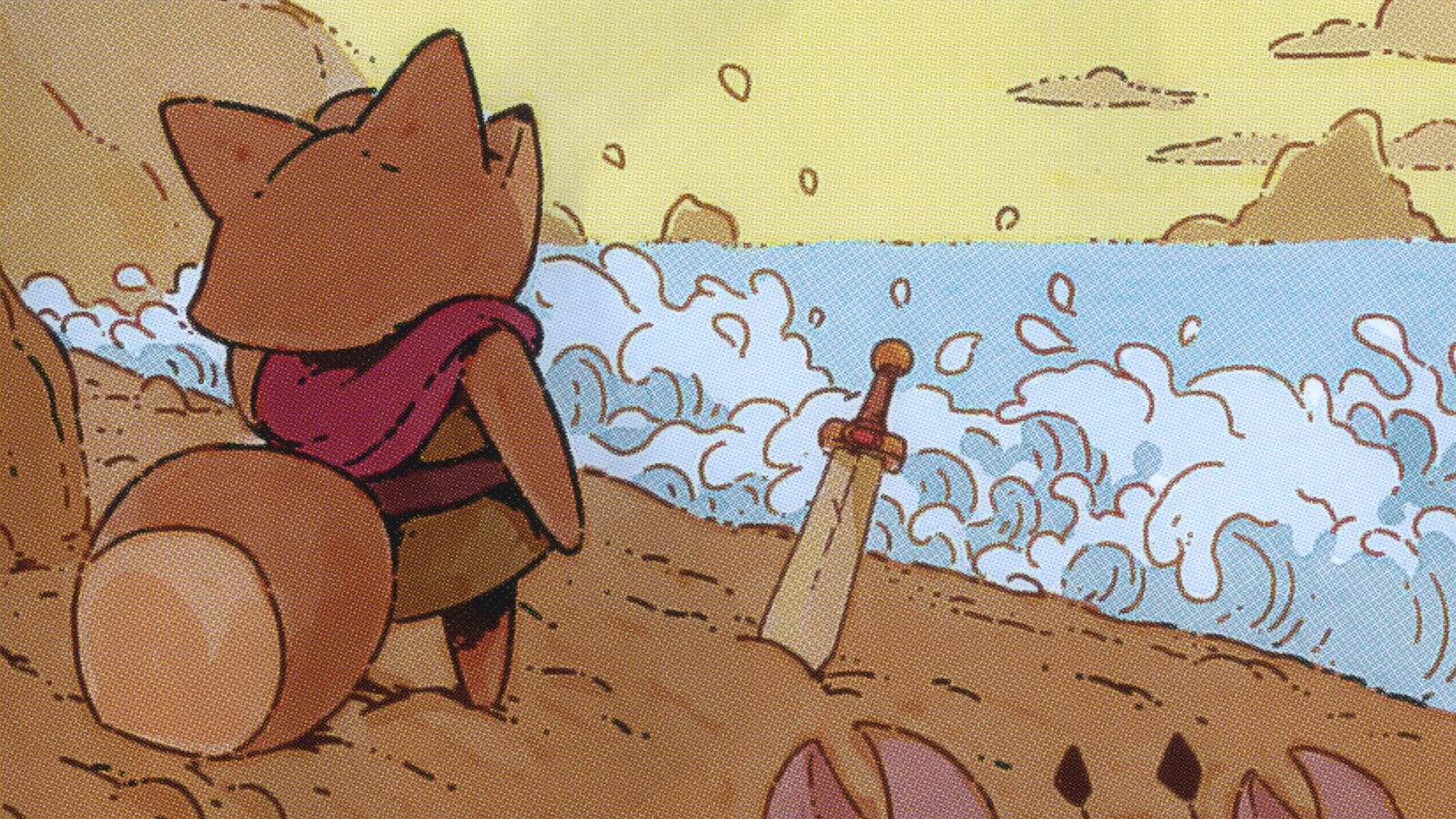 Tunic's manual was physically made for ingame authenticity